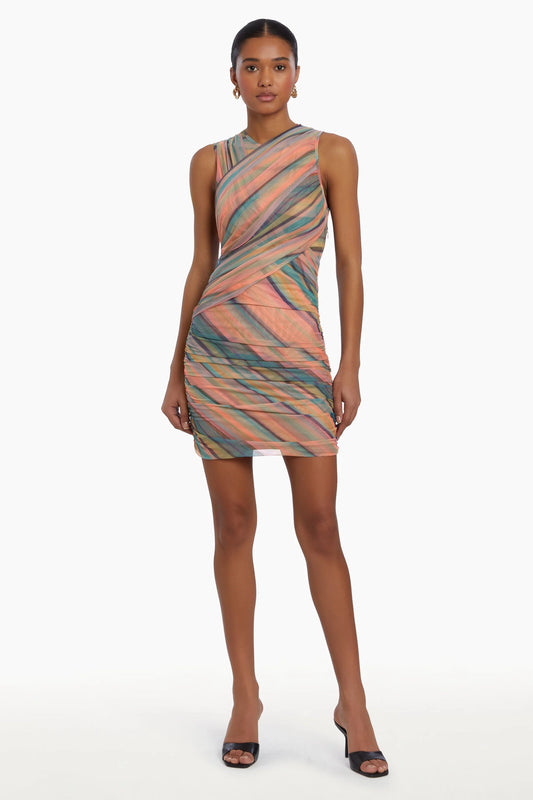 Romina Dress in Carousel Stripe - FINAL SALE