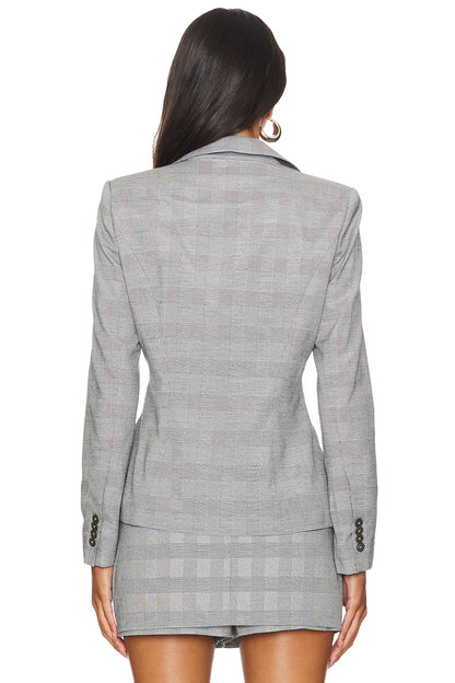 Mercer Blazer in Business Plaid