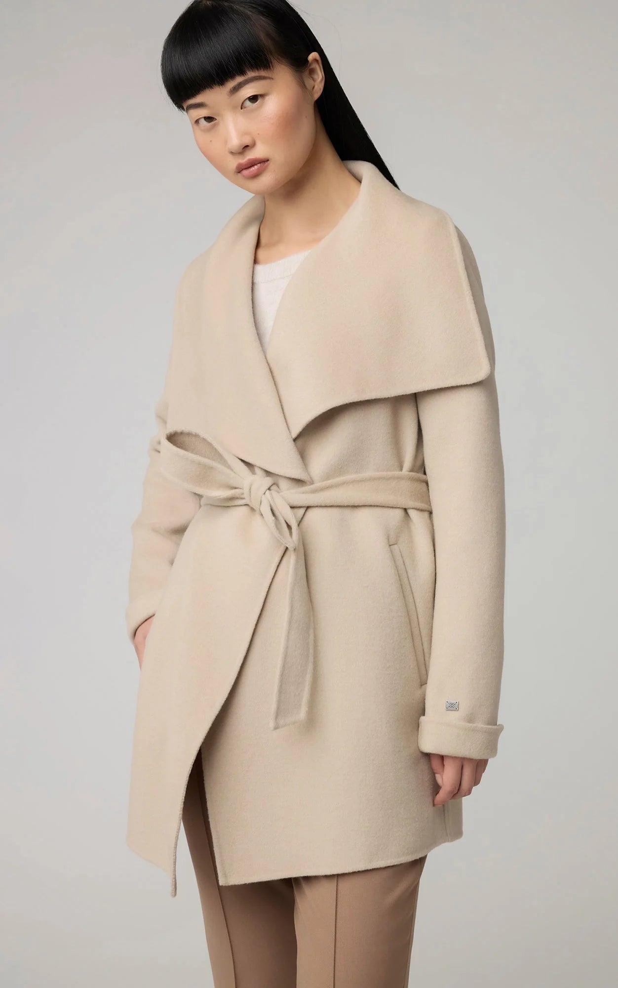 BRIDGETTE-N Straight-Fit Double-Face Wool Coat