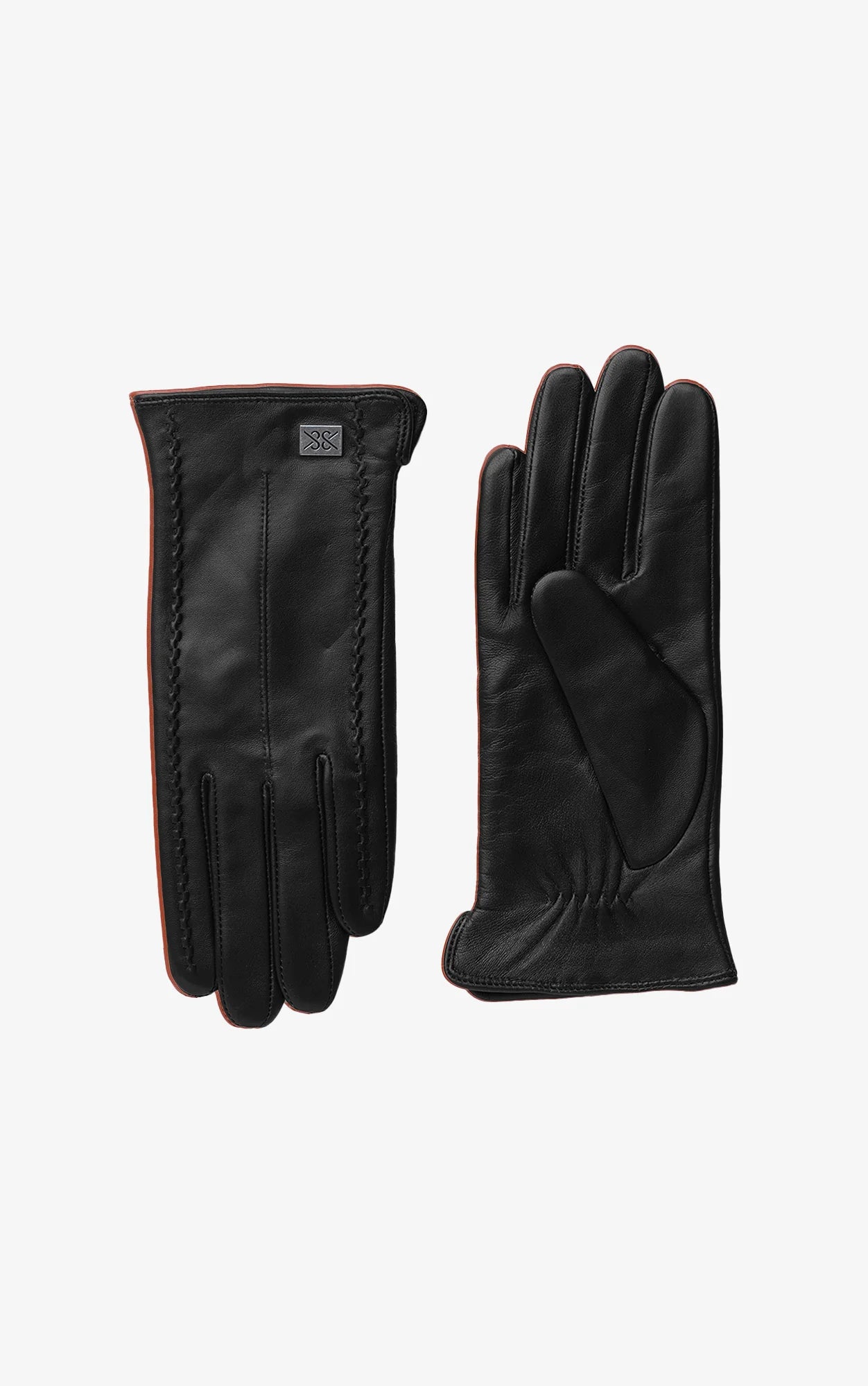 DULCE Leather Gloves With Lining