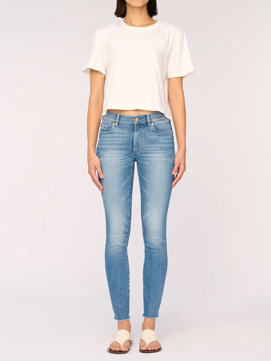 DL1961 - Florence Skinny Mid Rise Instasculpt Ankle Jeans in Island Park