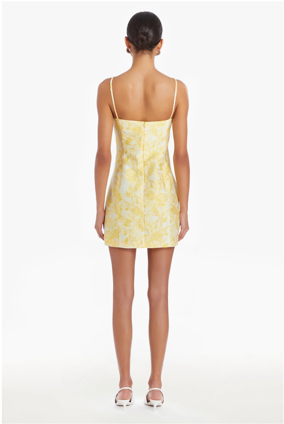 Molly Dress in Electric Yellow