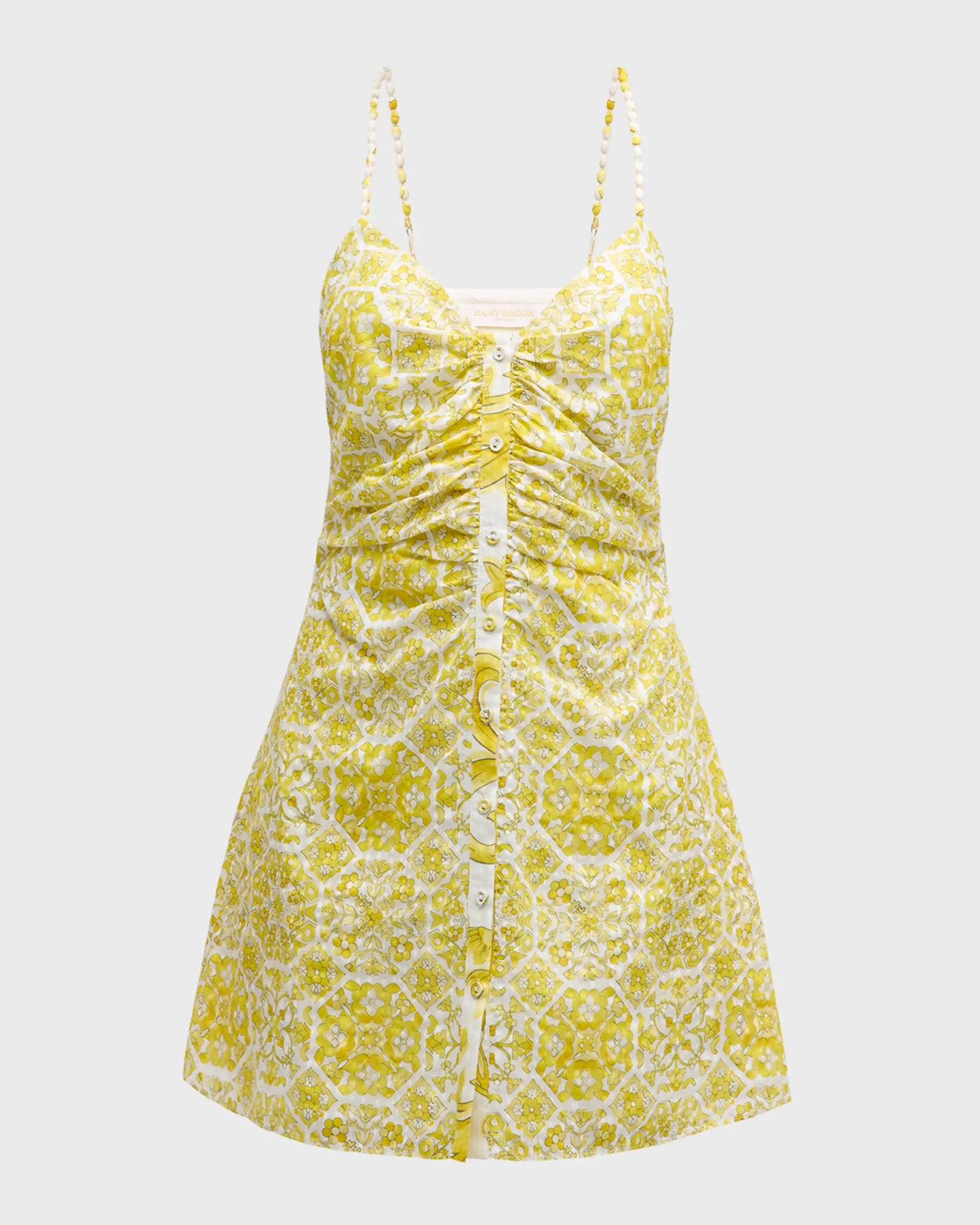 Addie Sleeveless Mini Dress in Yellow